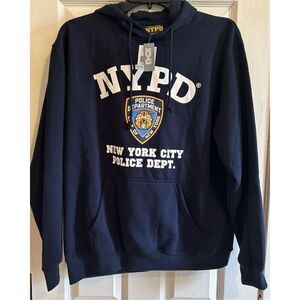 NYPD Pullover Hoodie Size Large